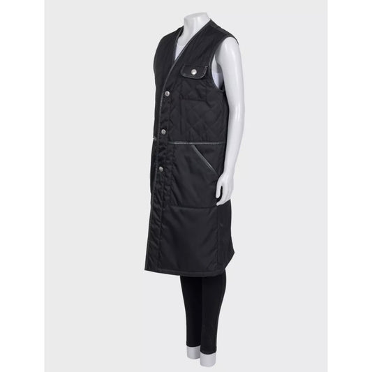 Prada Black Maxi Vest - IT48/XXL Pre-owned