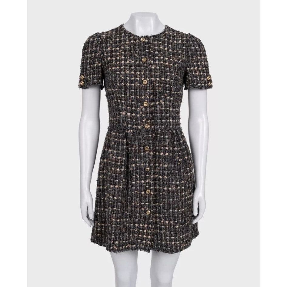 Dolce & Gabbana Gray Tweed Dress - Size40/ S Pre-owned