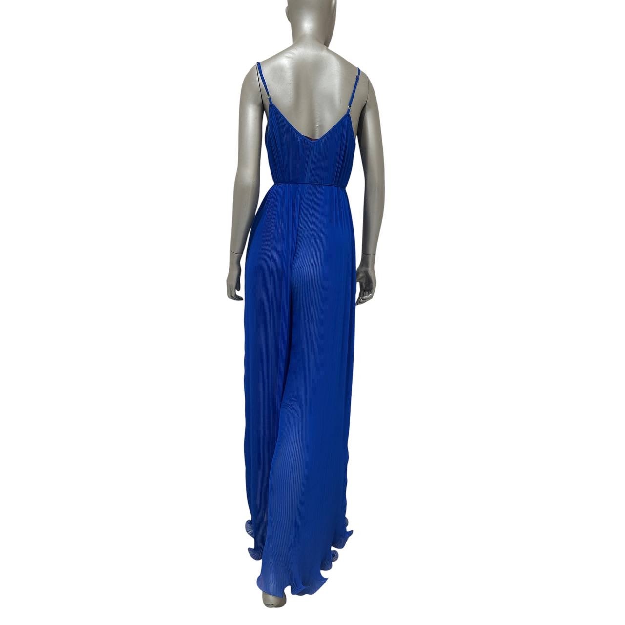 Stella McCartney Blue Pleated Maxi Dress sz.38 pre-owned