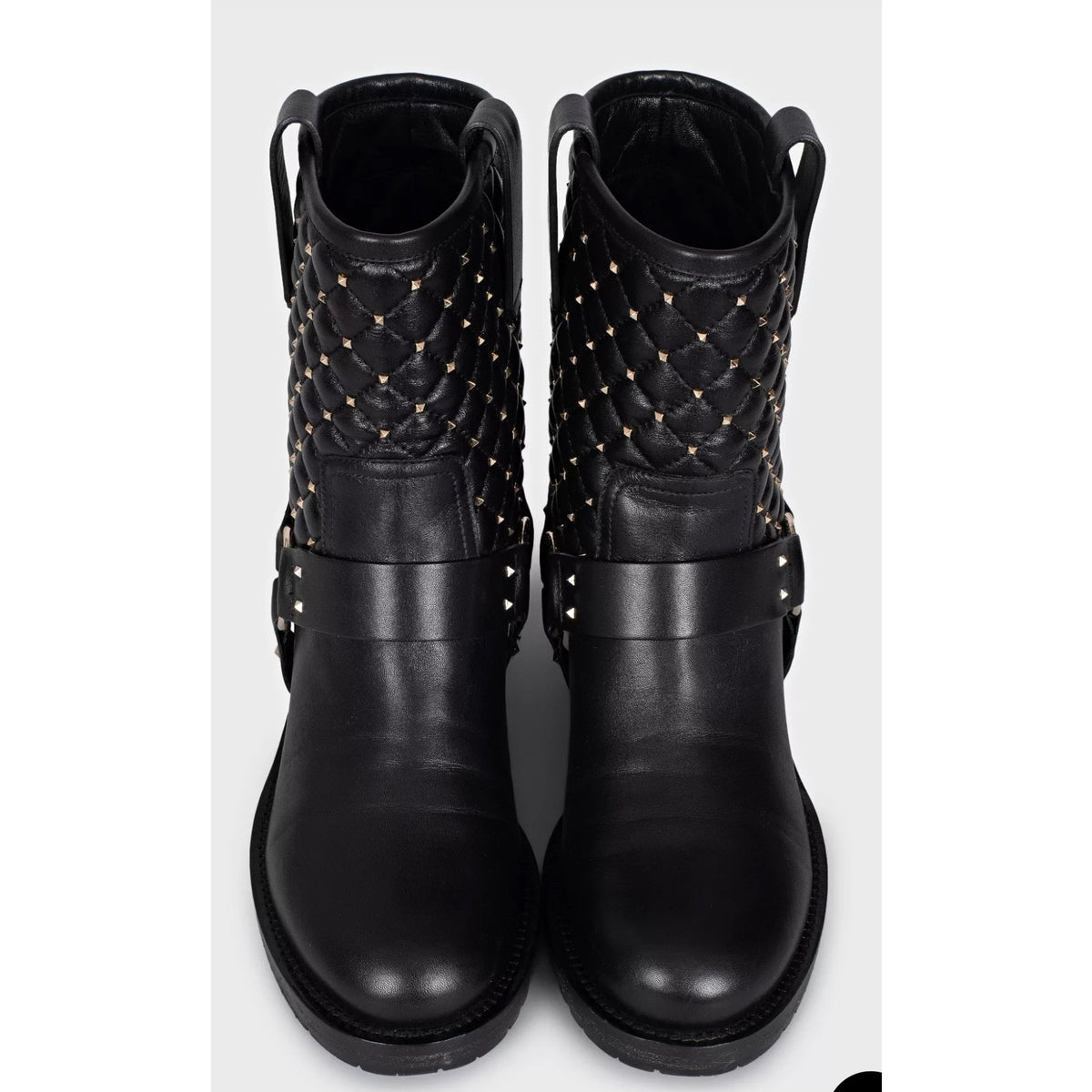 Valentino Rockstud Leather Ankle Boots - EU 36.5 Pre-owned