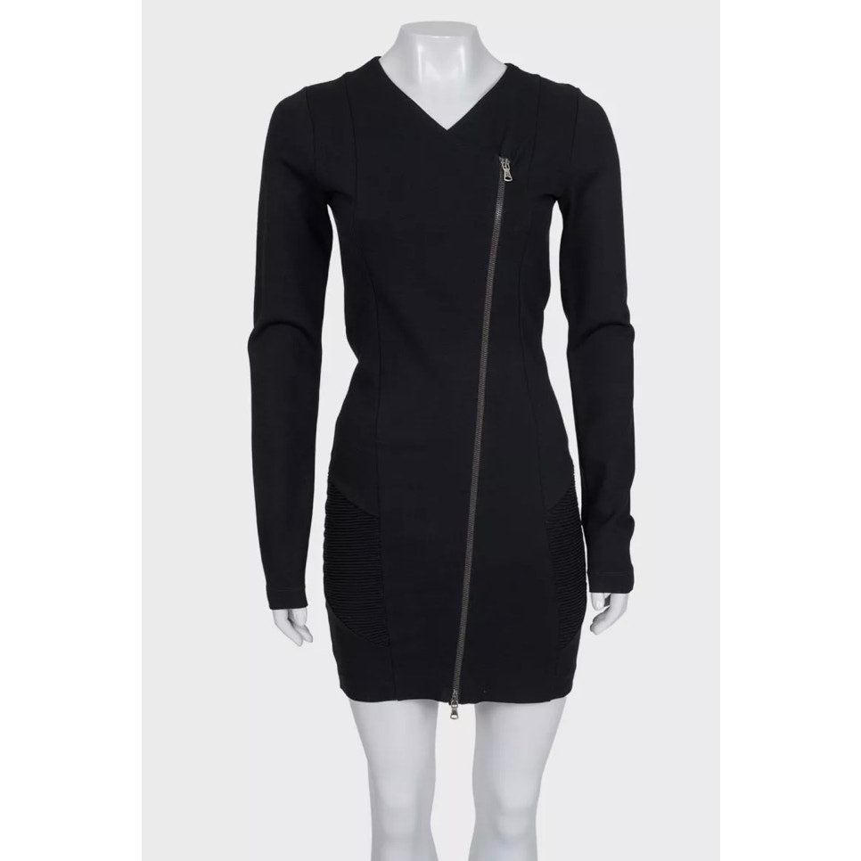 NWOT Pierre Balmain Black Bodycon Dress  EU38 M pre-owned