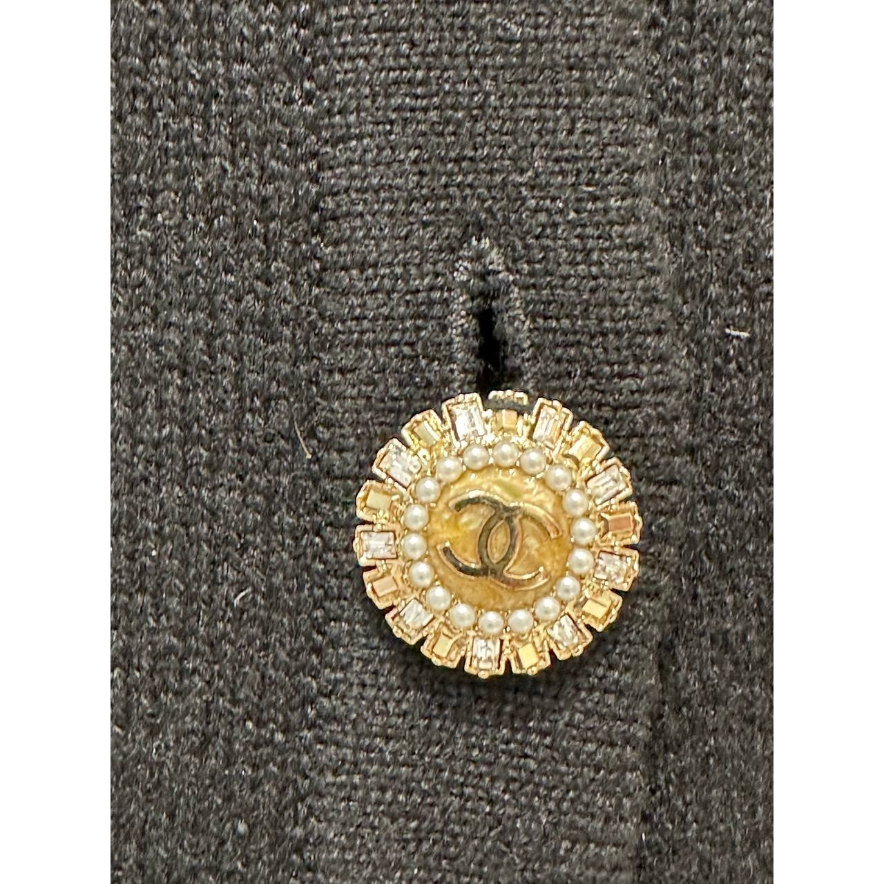 Chanel Black Cashmere Long Cardigan - FR36 Pre-owned