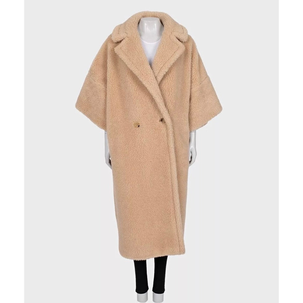 Max Mara Beige Teddy Coat - Size 44/L  Pre-owned