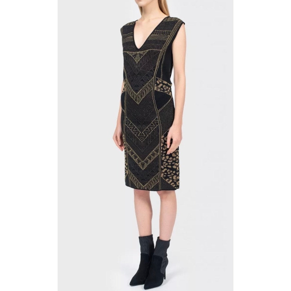 Roberto Cavalli Signature Patterned Dress - Size XL Pre-owned