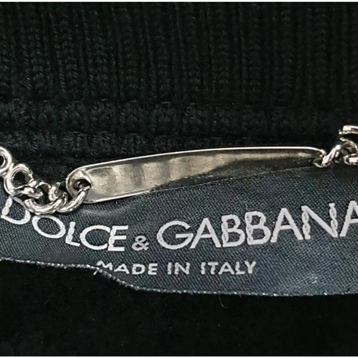 Dolce & Gabbana F/W 2003 Black Shearling Jacket Size 46 Pre-owned