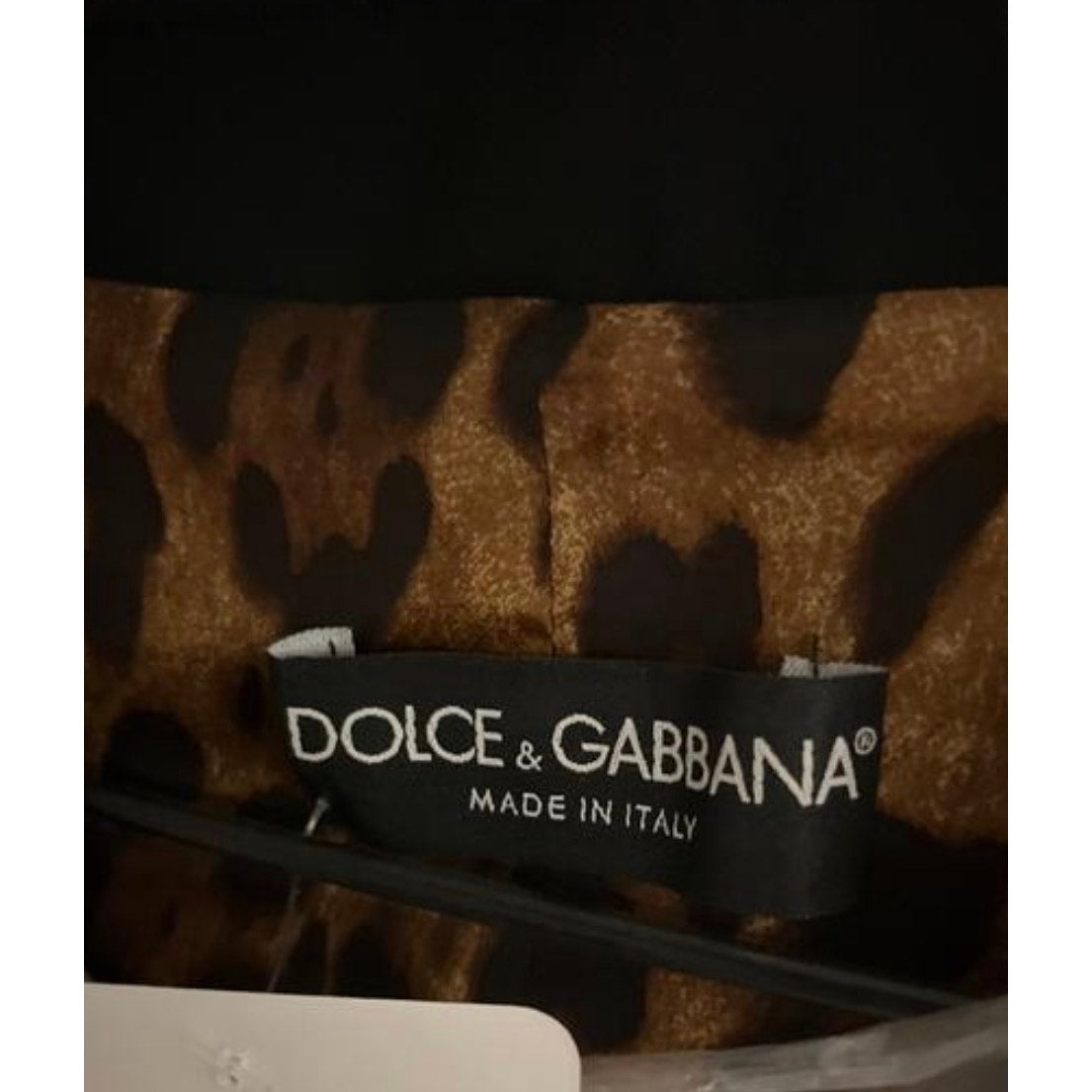 Dolce & Gabbana Black Wool Blend Fitted Jacket Sz.40 Pre-owned