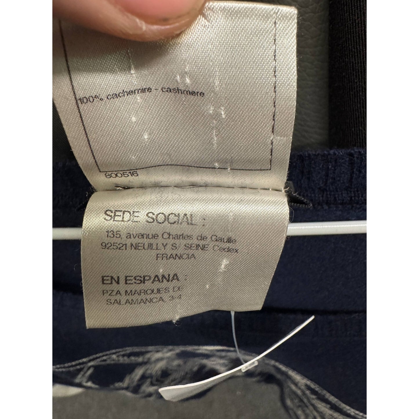 Chanel Vintage Blue Cashmere Jumper - Size M, EU38 Pre-owned