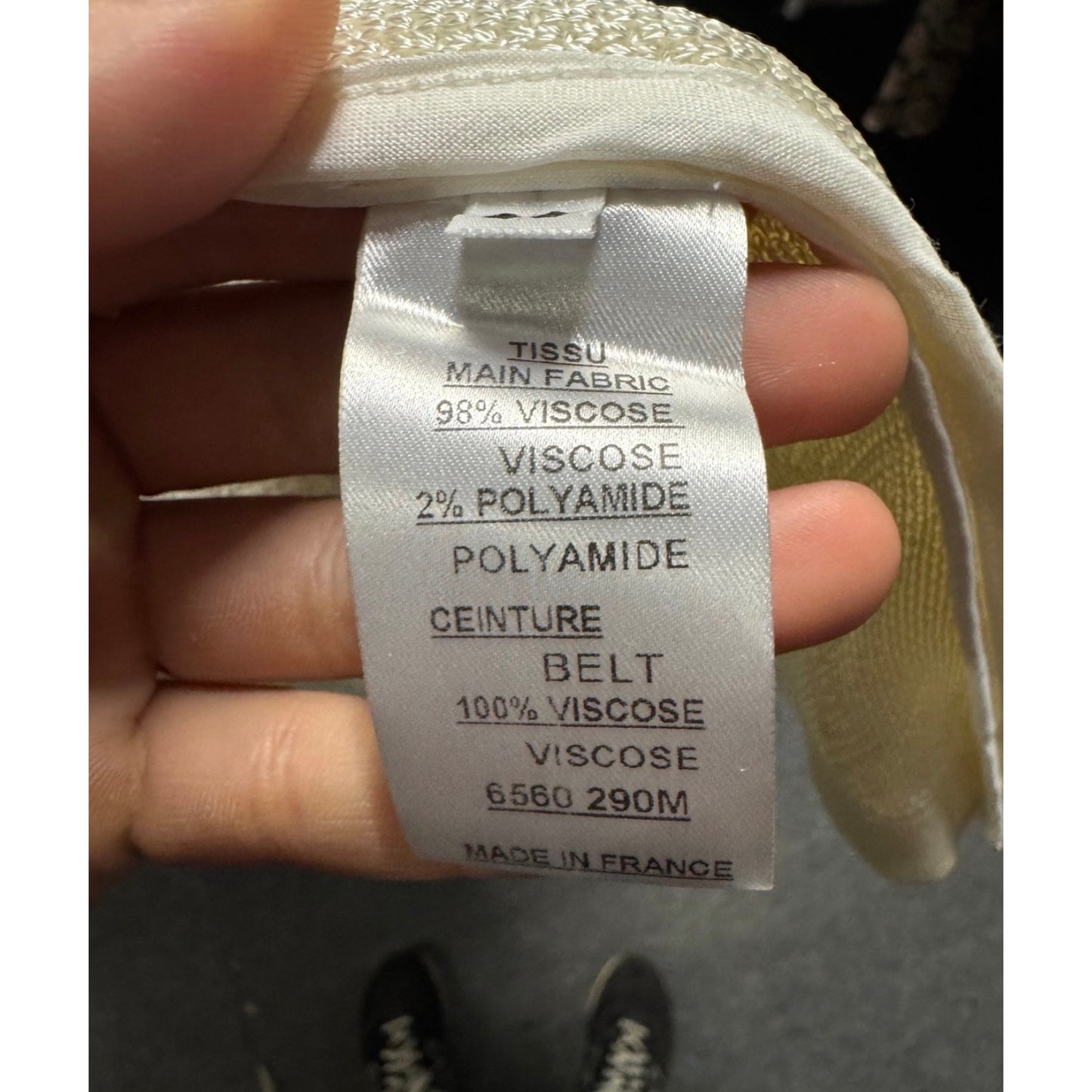 Balmain White Wrap Cardigan with Belt - Size36/ S Pre-owned