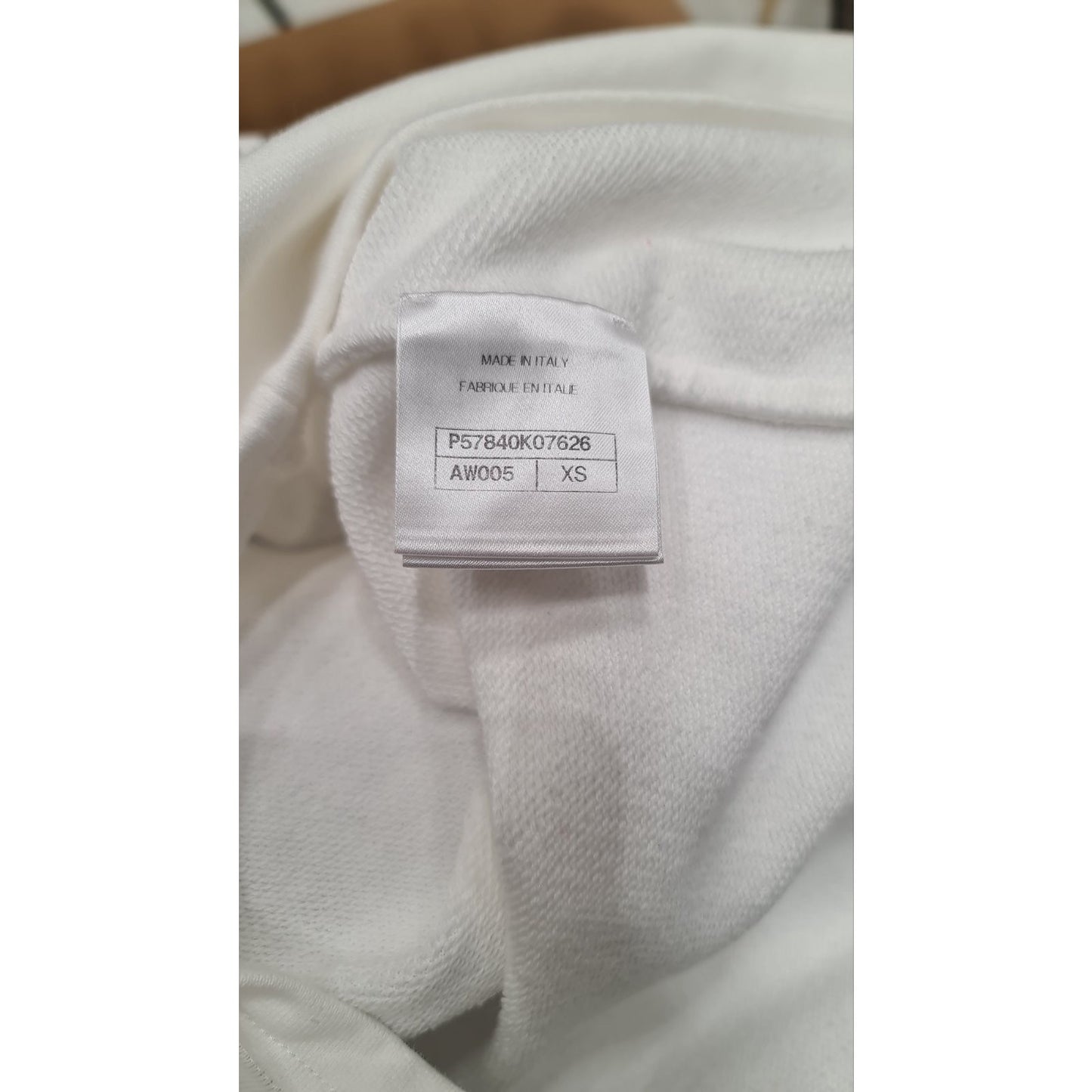 Chanel Iconic CC Logo White T-Shirt Top - Size XS pre-owned