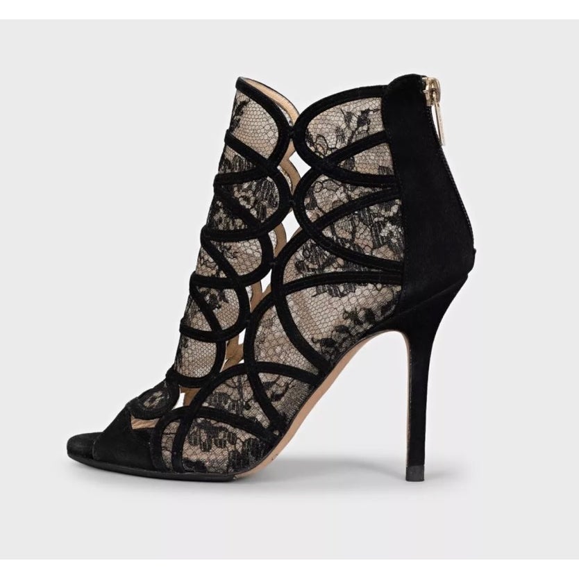 Jimmy Choo Black Suede Ankle Boots - EU 37 Pre-owned