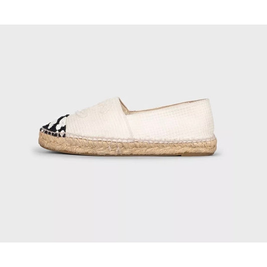 Chanel White Textile Espadrilles - Size 39 Pre-owned