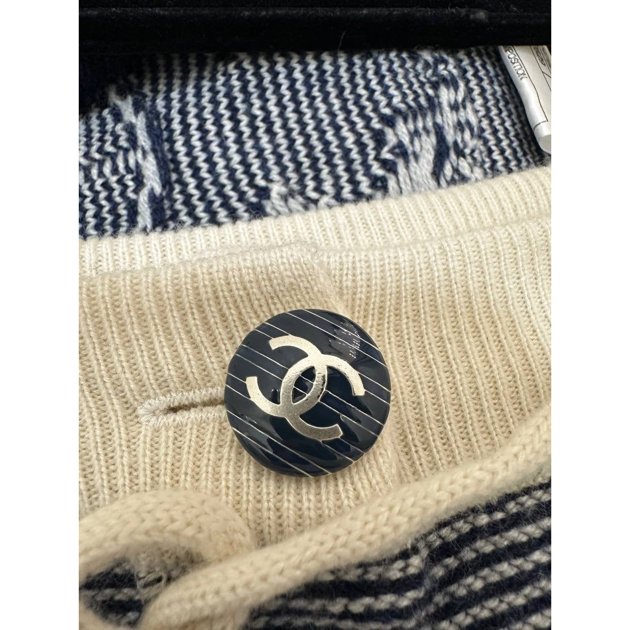 Chanel Cashmere Knit Set Sz.38 Pre-owned