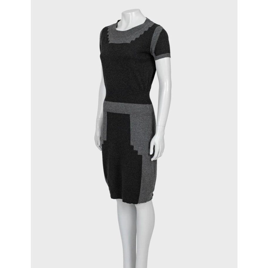 Saint Laurent Multicolor Cashmere Dress, Size M Pre-owned