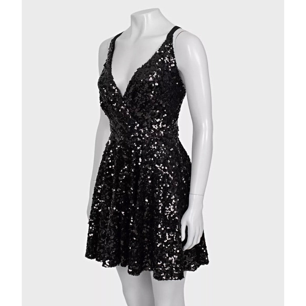 Dolce & Gabbana Black Sequin Party Dress - Size IT42/M pre-owned