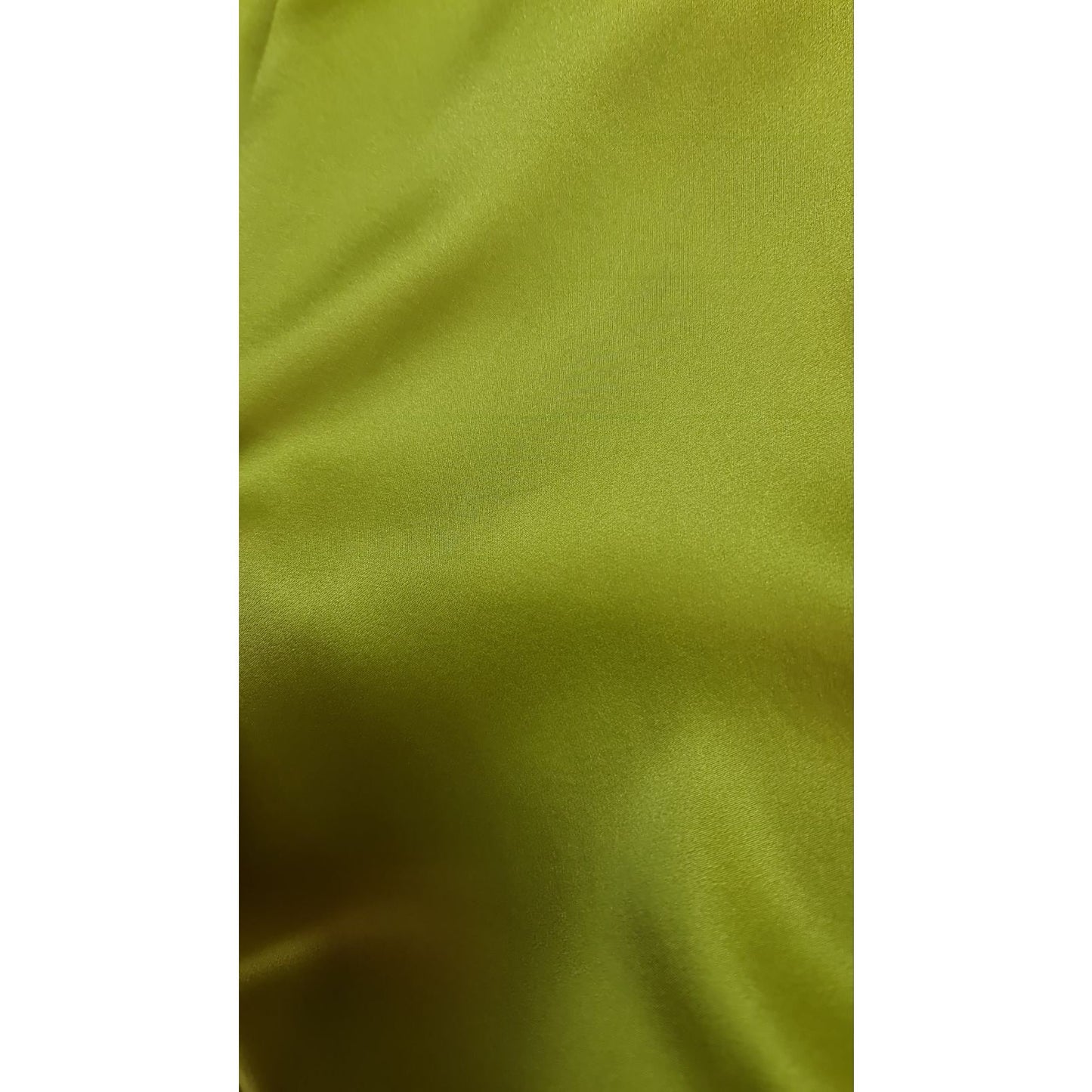 ALESSANDRA RICH Long Embellished Satin Turtleneck Dress In Yellow Sz.42 Pre-owned