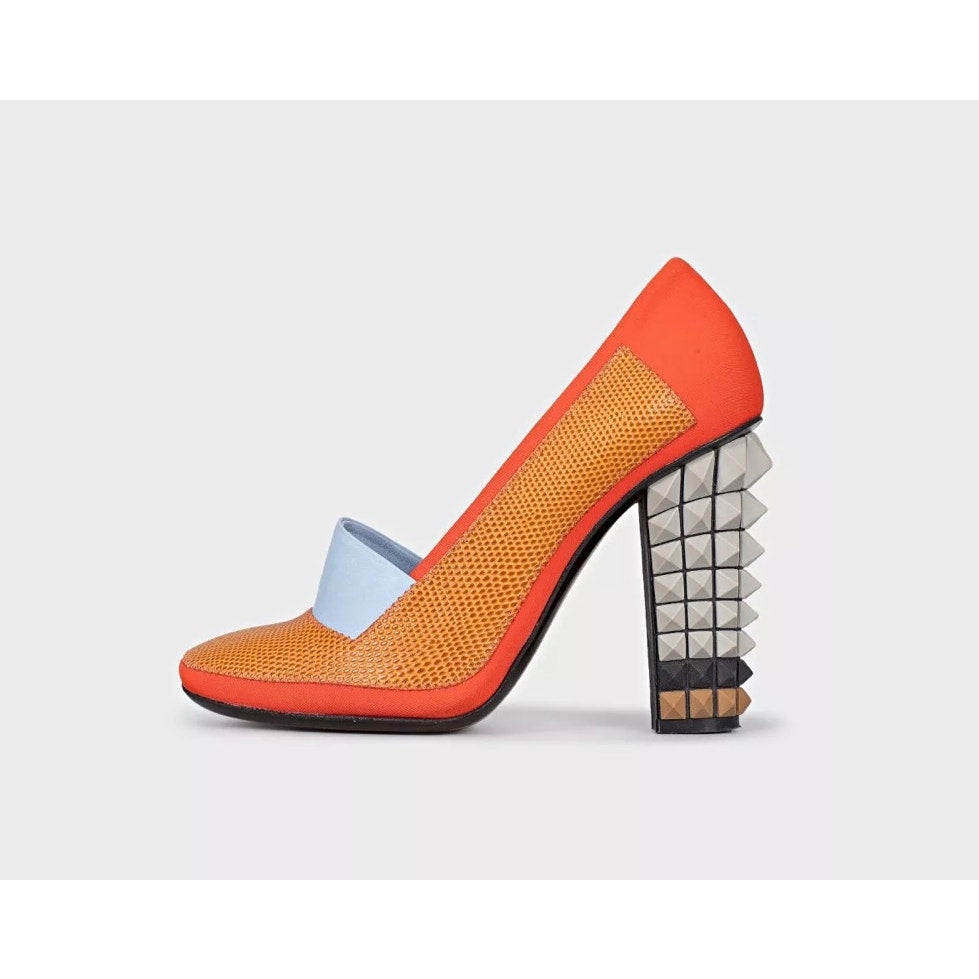 Fendi Orange Heeled Shoes Sz.37,5 Pre-owned
