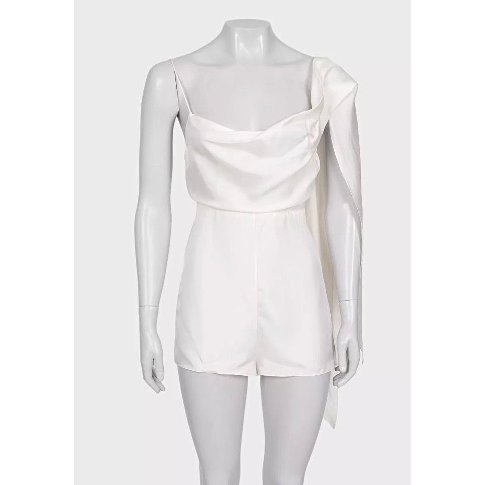 Christian Dior White Open Back Jumpsuit - Size XS/34 Pre-owned