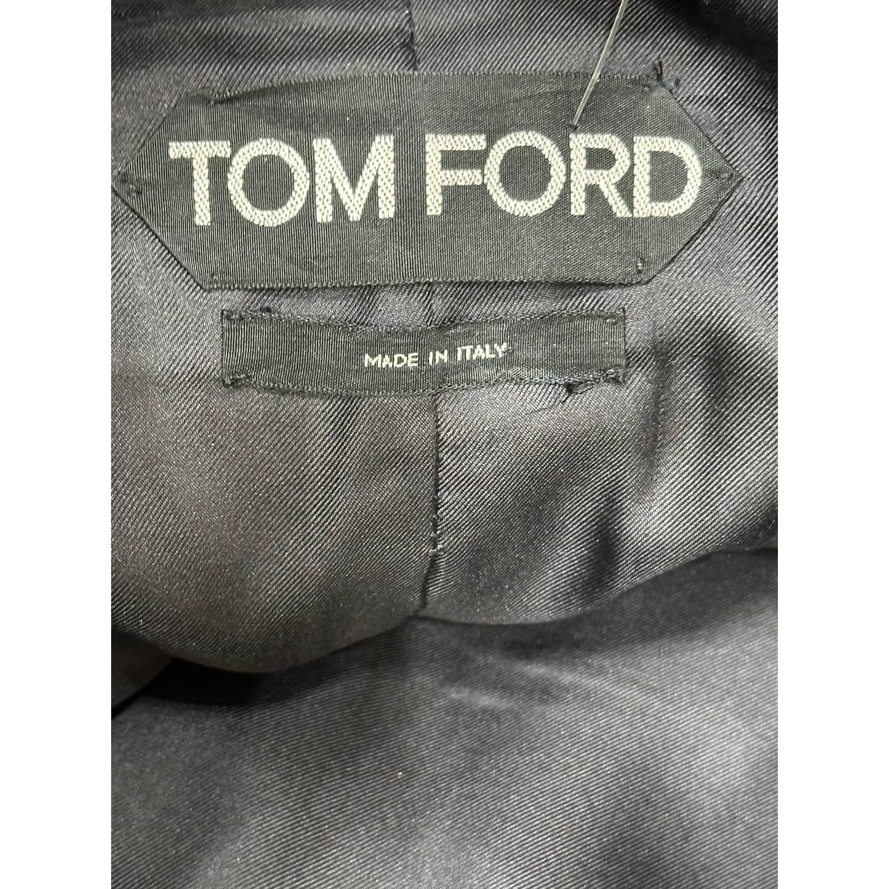 TOM FORD Lamb Fur Chubby Bomber Jacket - Size 38 Pre-owned