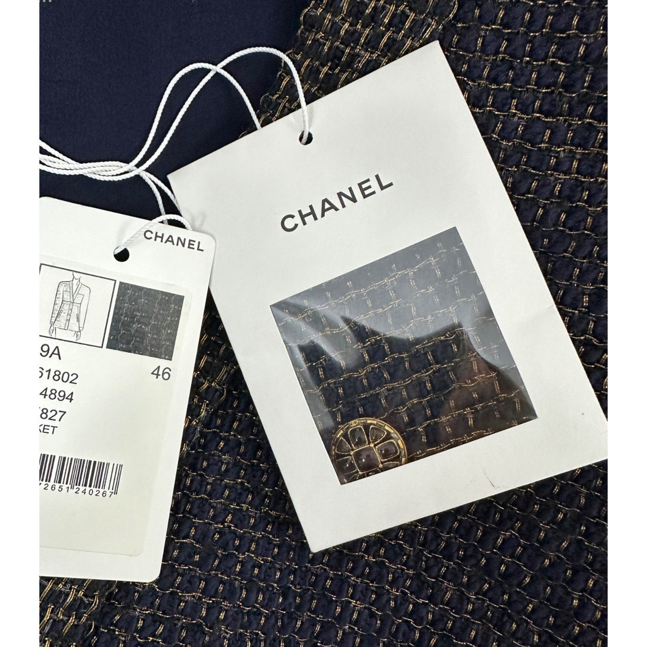 NWT Chanel 19A Métiers d'Art Egypt Jacket - Size 46 Pre-owned