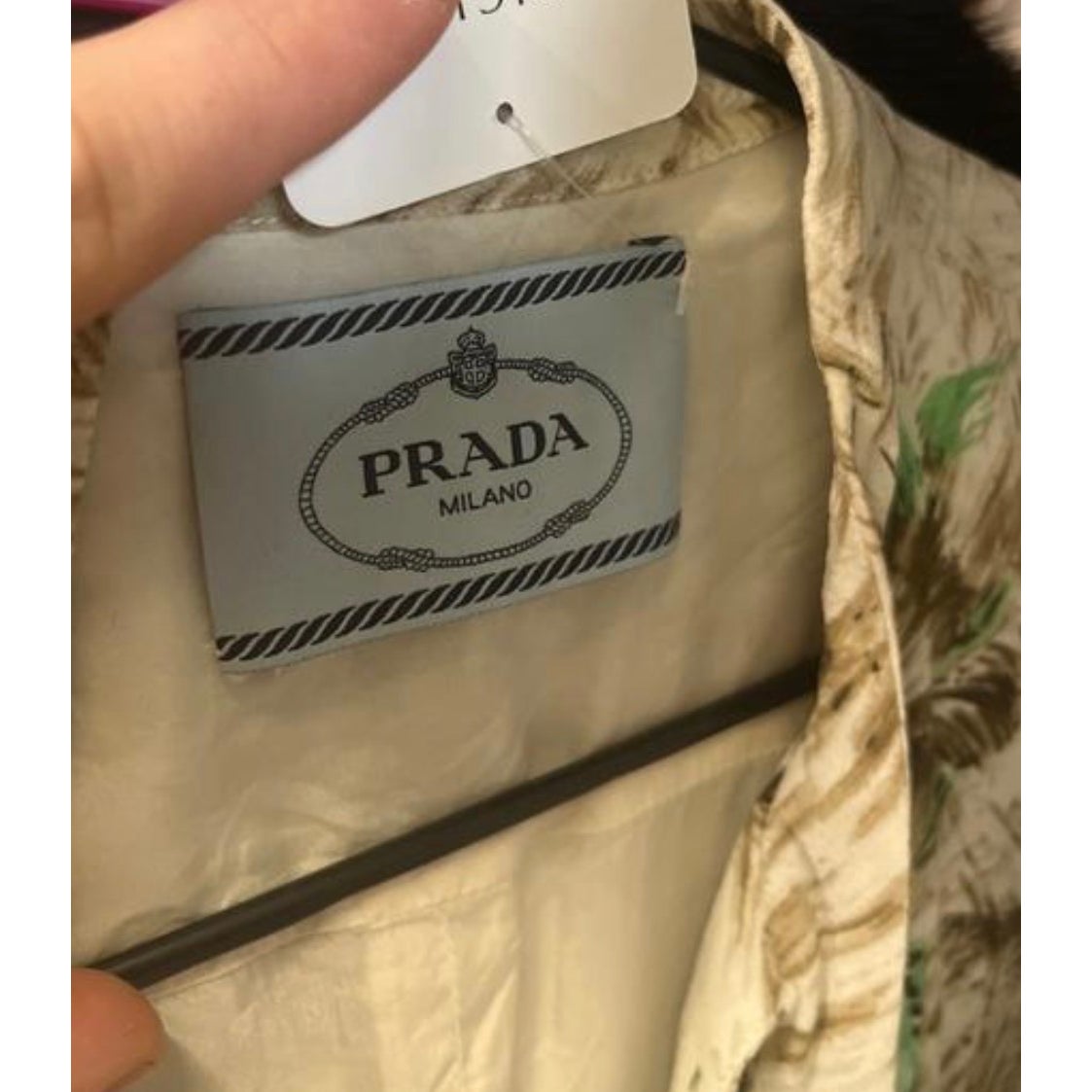Prada White Fitted Viscose Blend Dress IT 38 Pre-owned