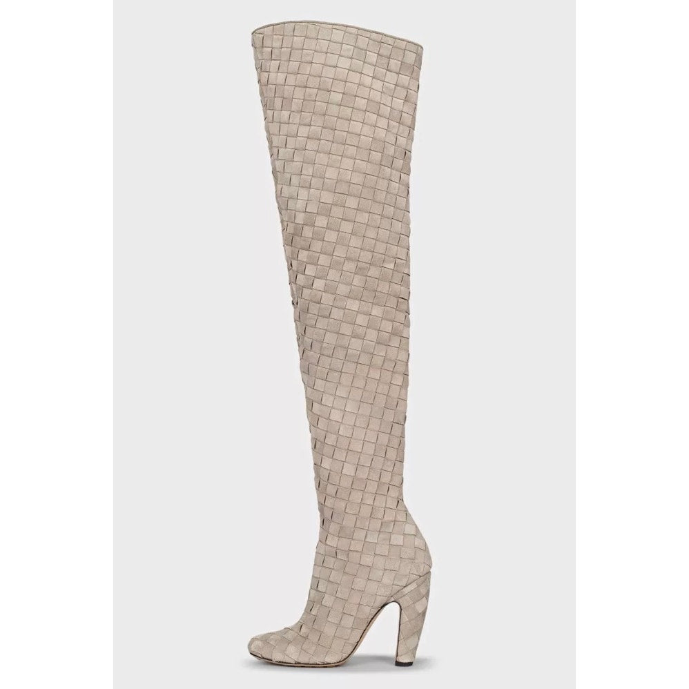 NWOB Bottega Veneta Suede Over-the-Knee Boots - EU 40 Pre-owned