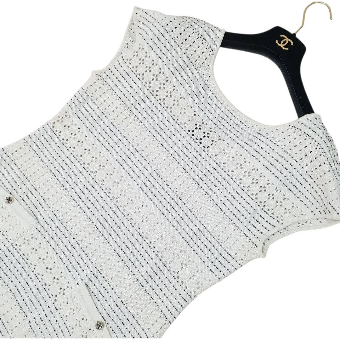 Chanel 2017 Shift Mini Dress Sz.40 Pre-owned