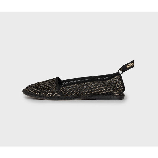 Christian Dior J’Adior Mesh Ballet Flats - Size 38 pre-owned