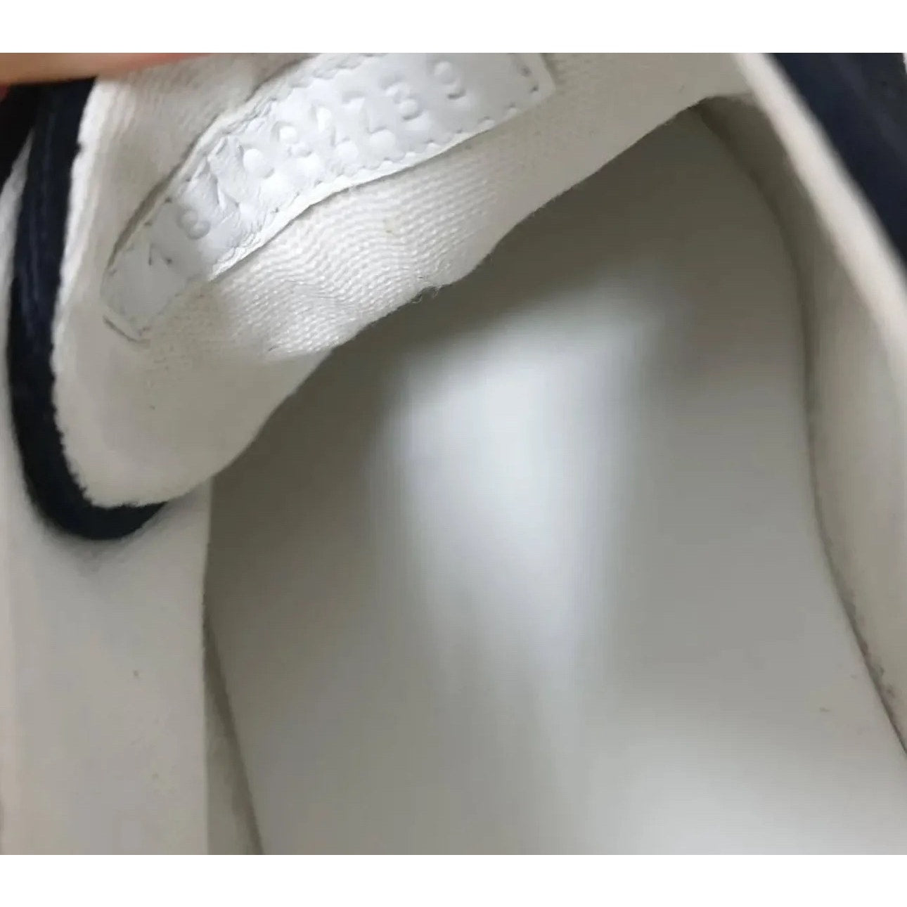 NWOB HERMES  Navy Low-cut Sneakers Espadrilles Sz.39 Pre-Owned