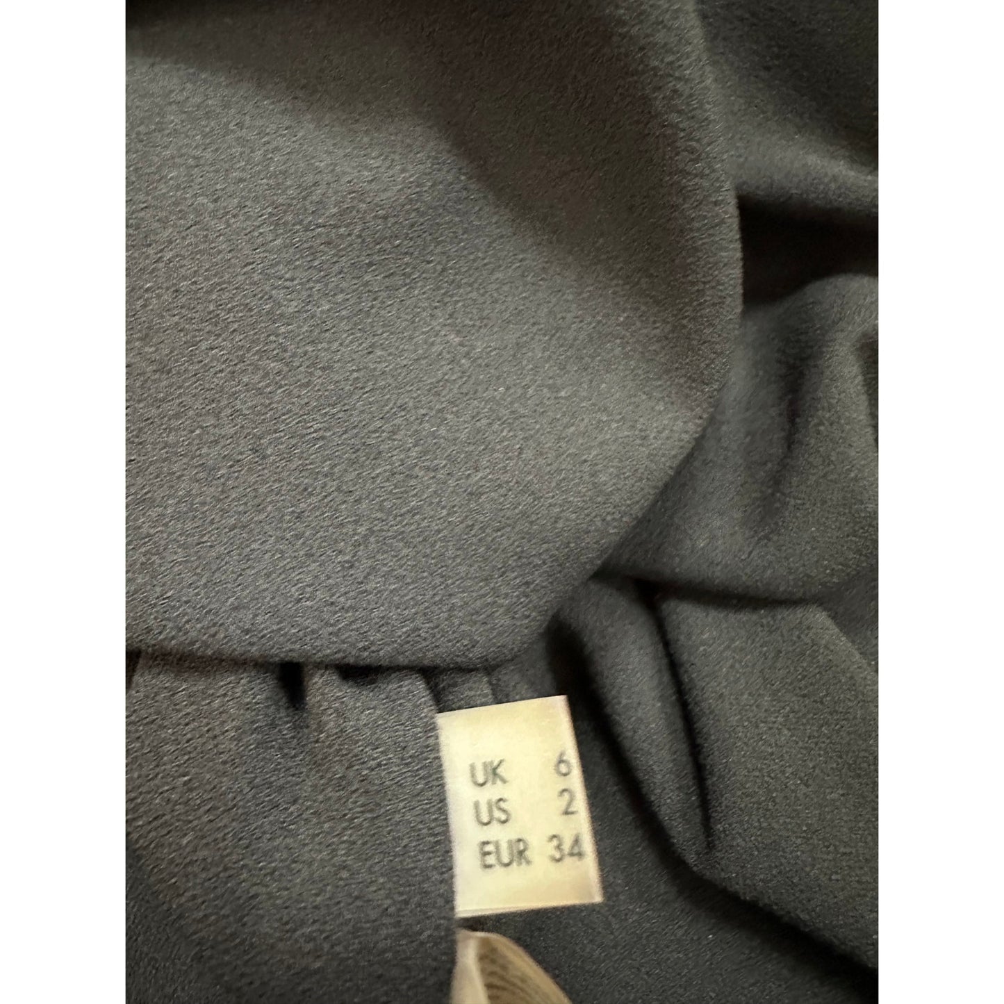 NWT Solance London Asymmetric Neckline Long Sleeves Dress Sz.34