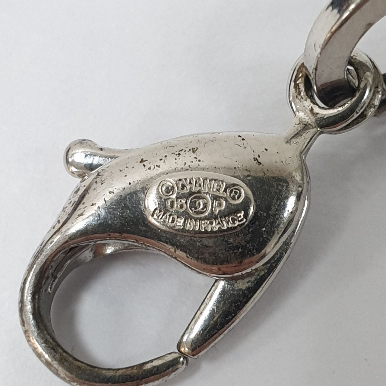 Chanel pastel jewelry set of necklace and bracelet