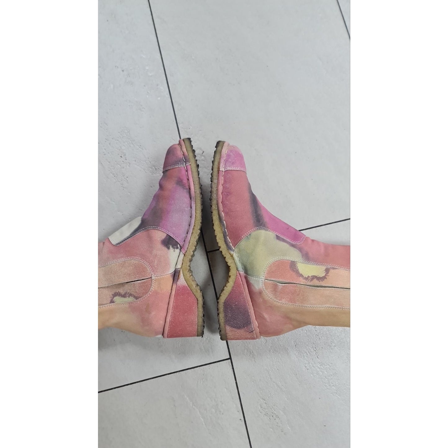 Chanel Tie-Dye Effect Boots Sz.38 Pre-owned