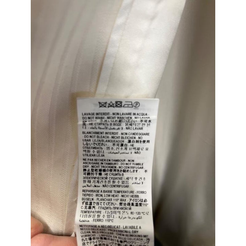 NWOT Saint Laurent White Blazer  Sz.38 Pre-owned