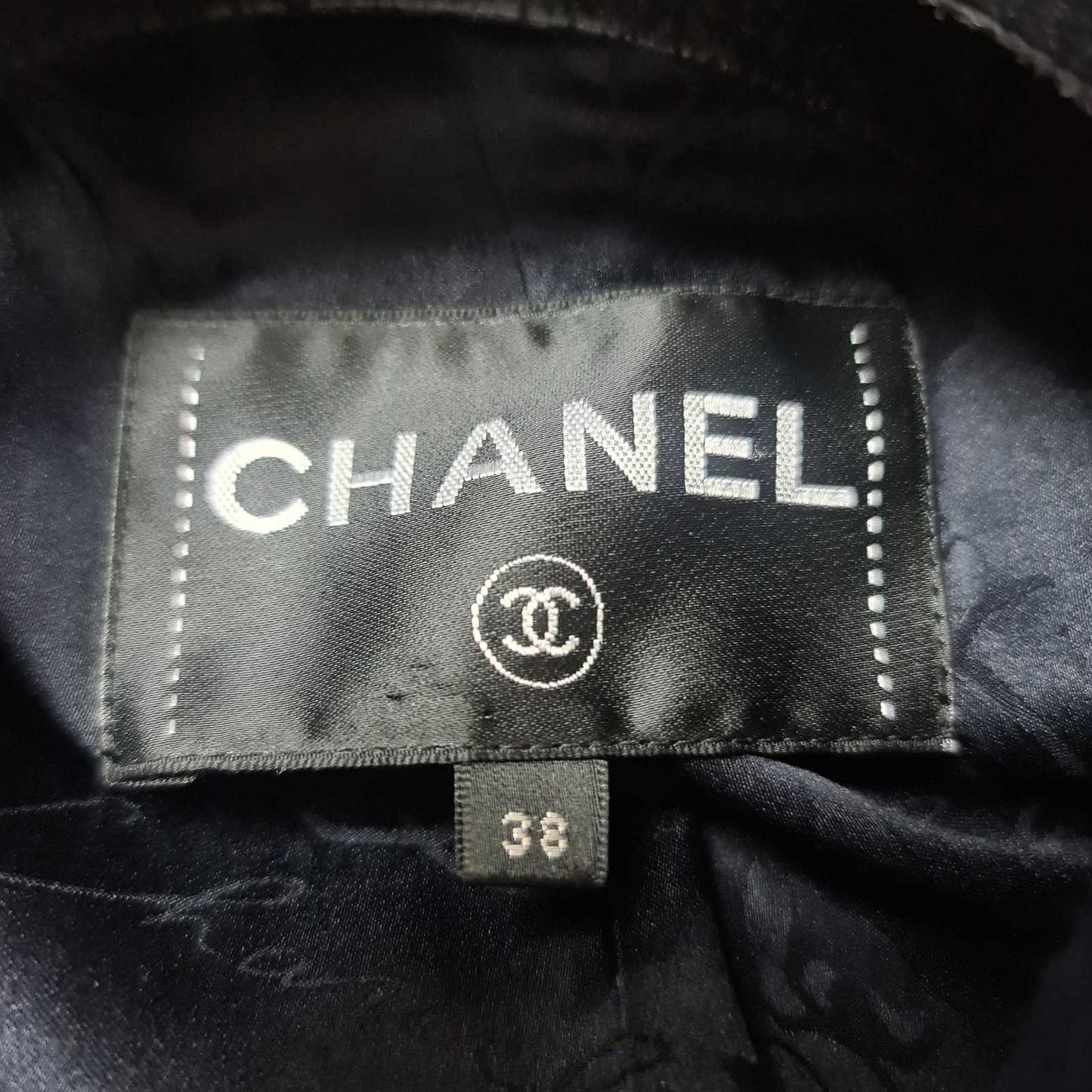 Chanel Navy Blue Wool Double-Breasted Peacoat  Sz.38