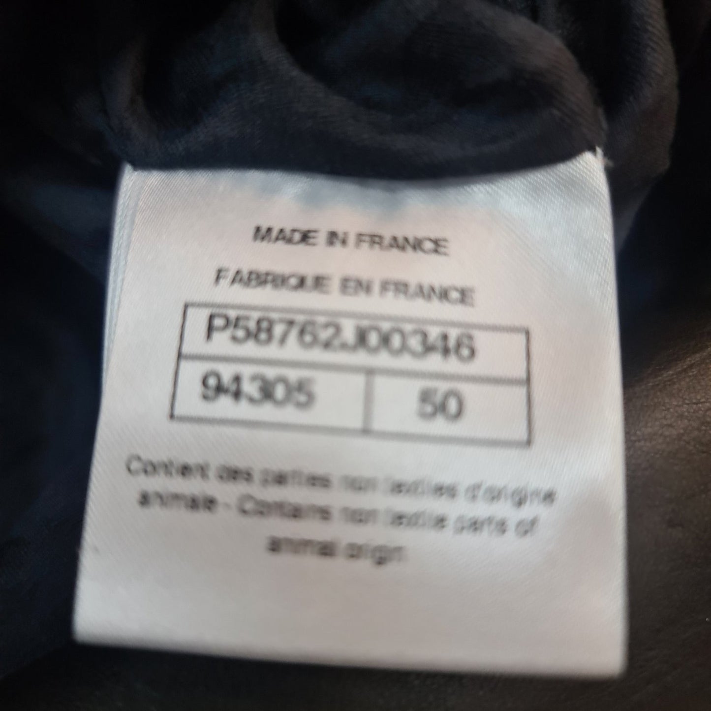 NWT Chanel 18S Black Lambskin Mini Dress Sz.50 pre-owned