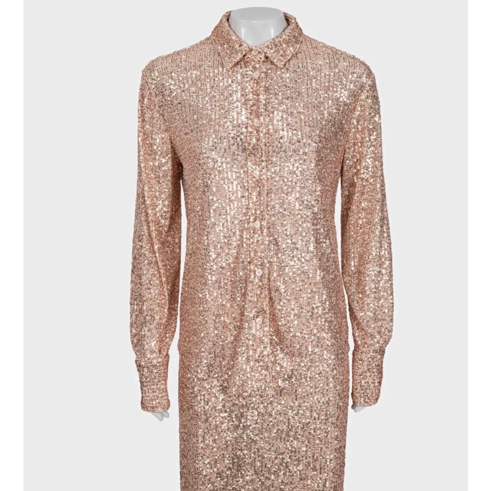 Tom Ford Pink Sequin Suit - Elegant IT40-44 Size S Pre-owned