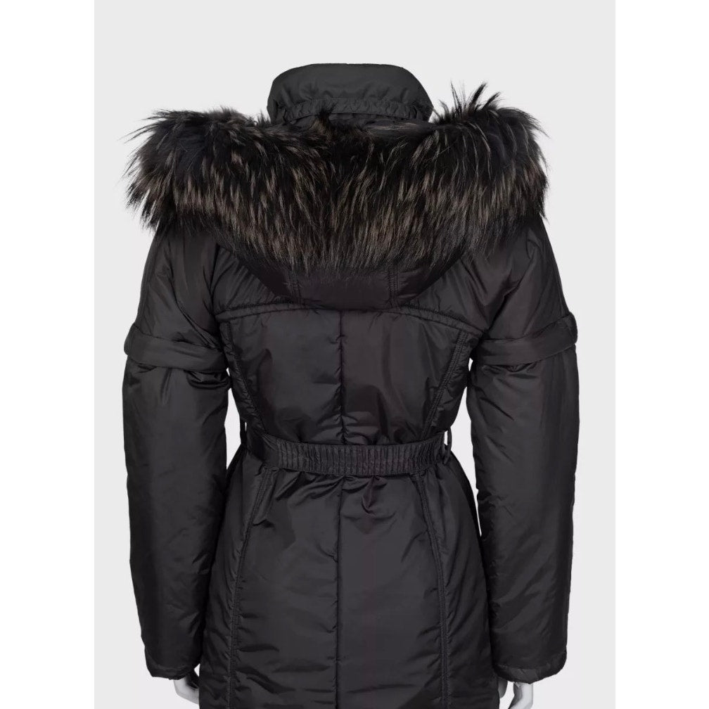 Celine Black Removable Sleeve Puffer Jacket - Size M Pre-owned