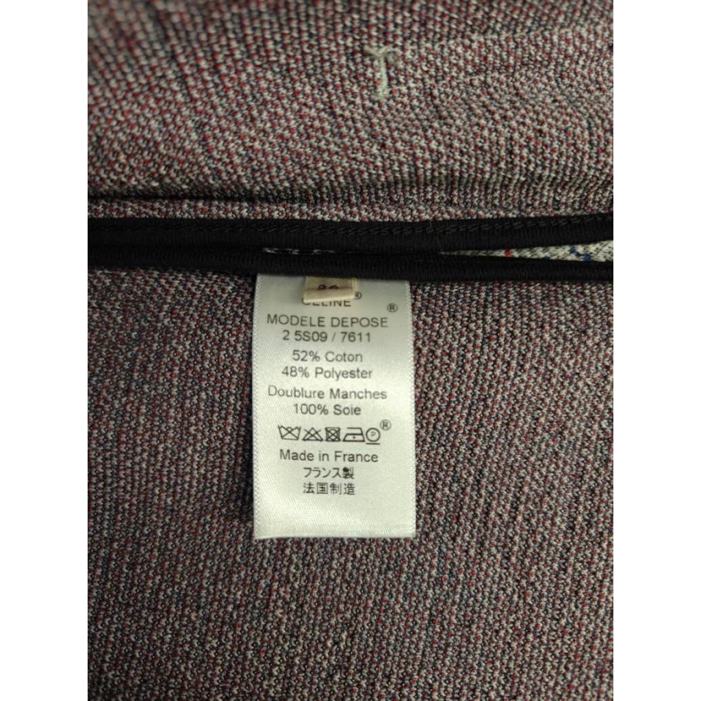 Celine Checked Blazer - Cotton Blend, Silk Lined - Size 36 Pre-owned