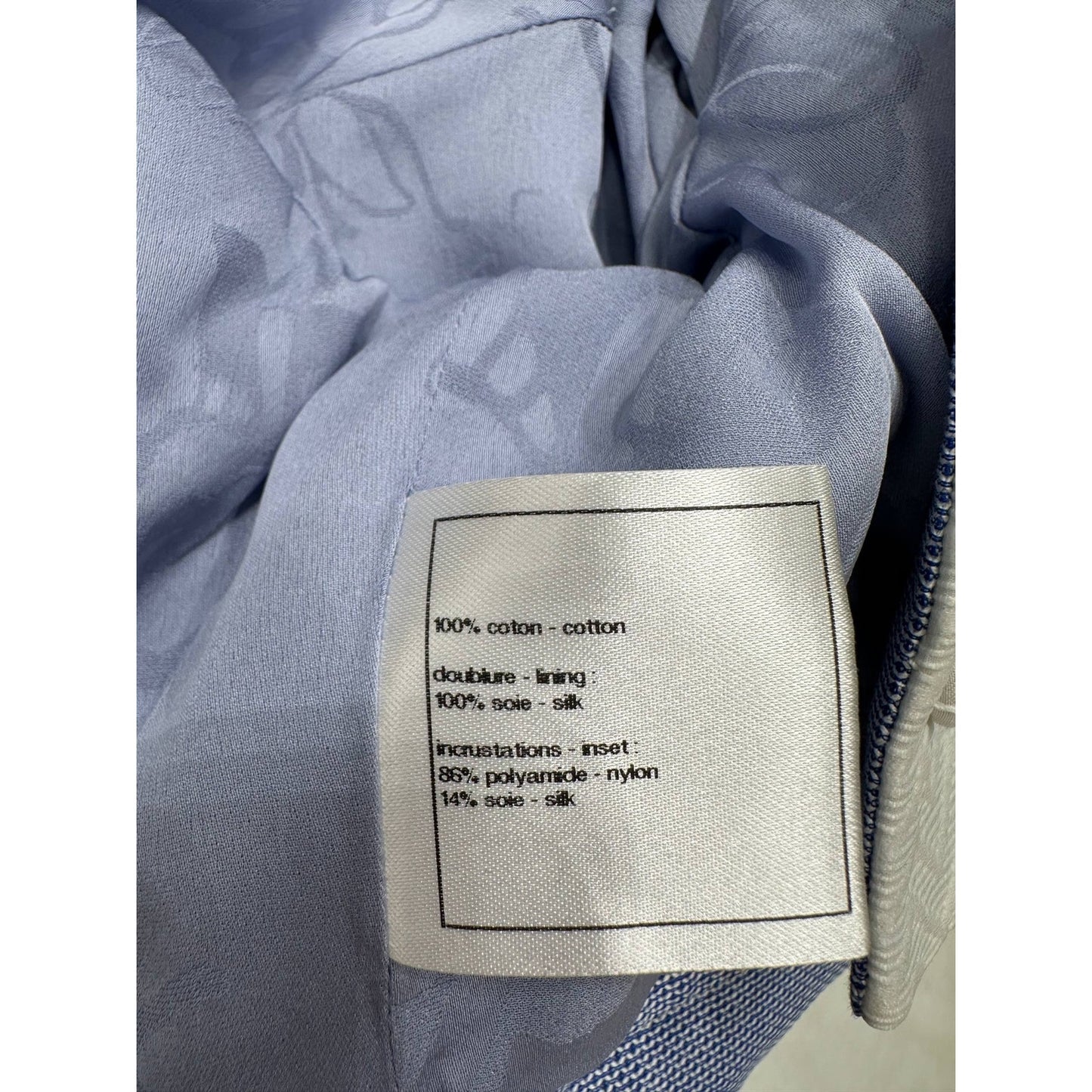 Chanel Blue Dress with Cape – Spring 2013 Collection – Sz. 36 Pre-owned