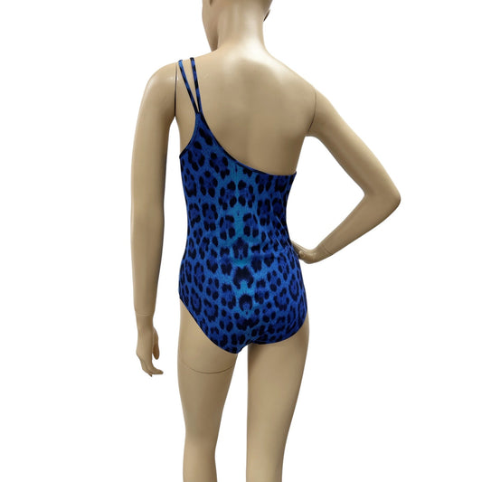 Roberto Cavalli One-Shoulder Animal Print Swimsuit M/L Pre-owned