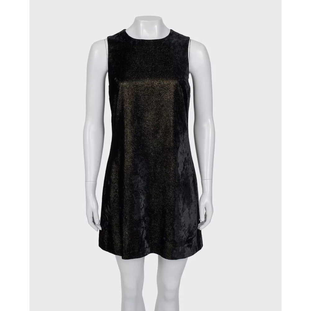 Vintage Versace Versus Black Fitted Dress - Size 44/L Pre-owned