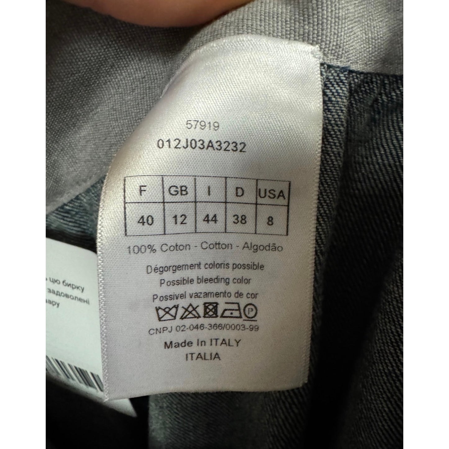 Christian Dior Denim Full Skirt - Size FR40 / L pre-owned