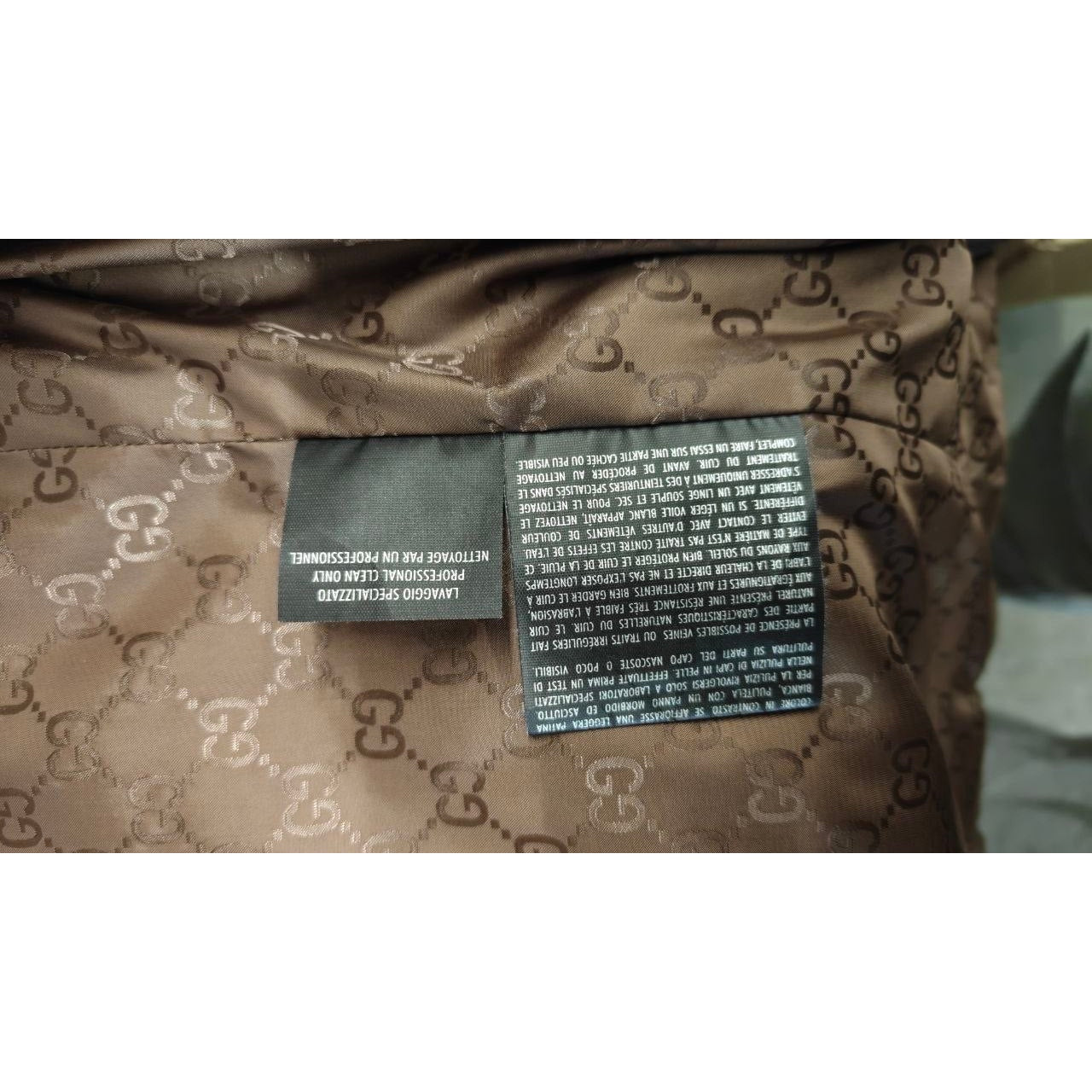 Vintage Gucci Brown Leather Jacket - Size M/ IT42 Pre-owned