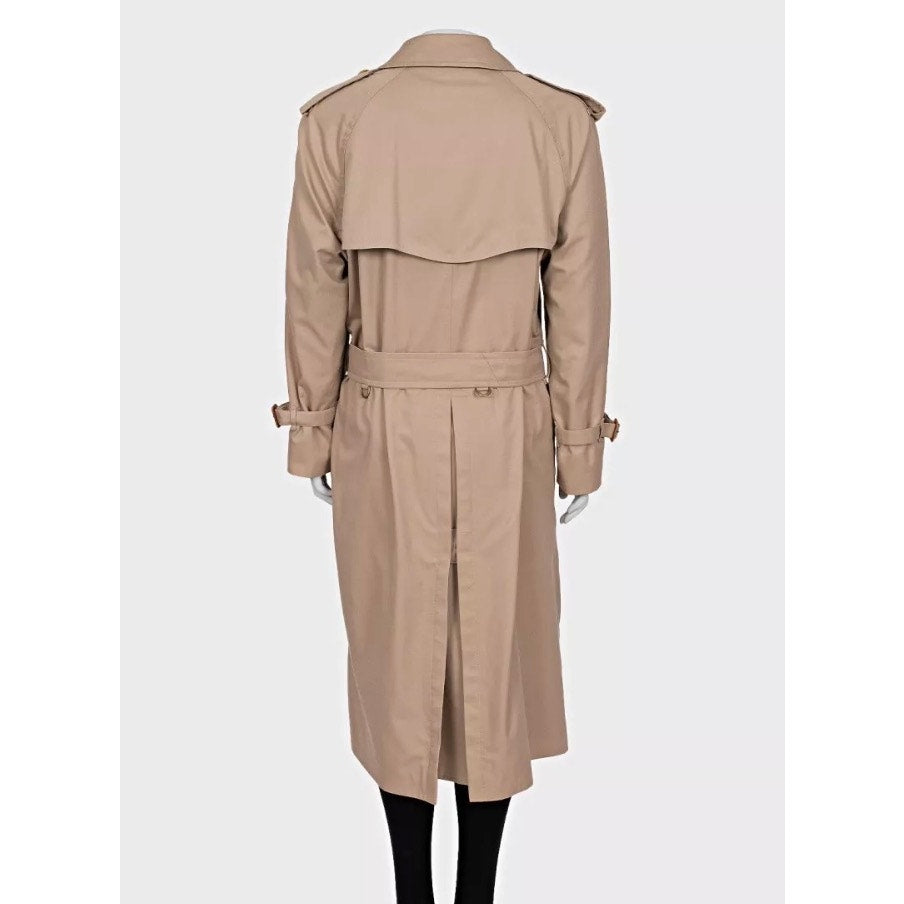 Burberry Double-Breasted Brown Trench Coat - IT 48/XXL pre-owned