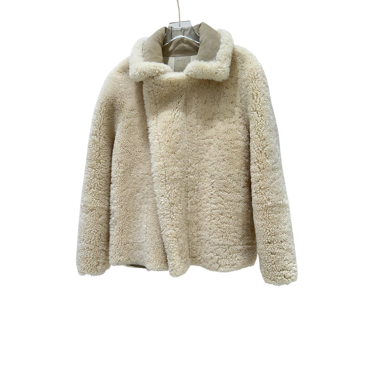 Bottega Veneta Luxurious 2-Way Shearling Jacket - Sz 38 Pre-owned