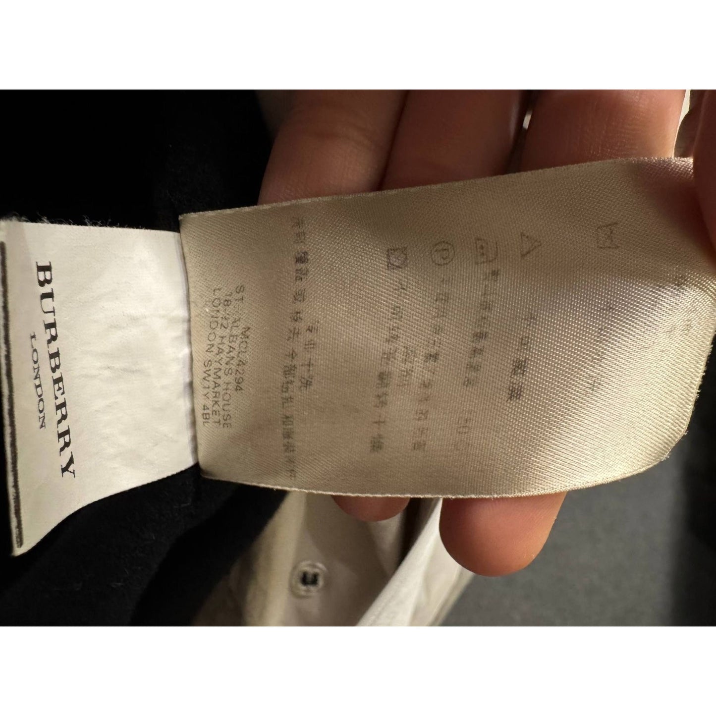 Burberry White Double-Breasted Trench Coat XL Pre-owned
