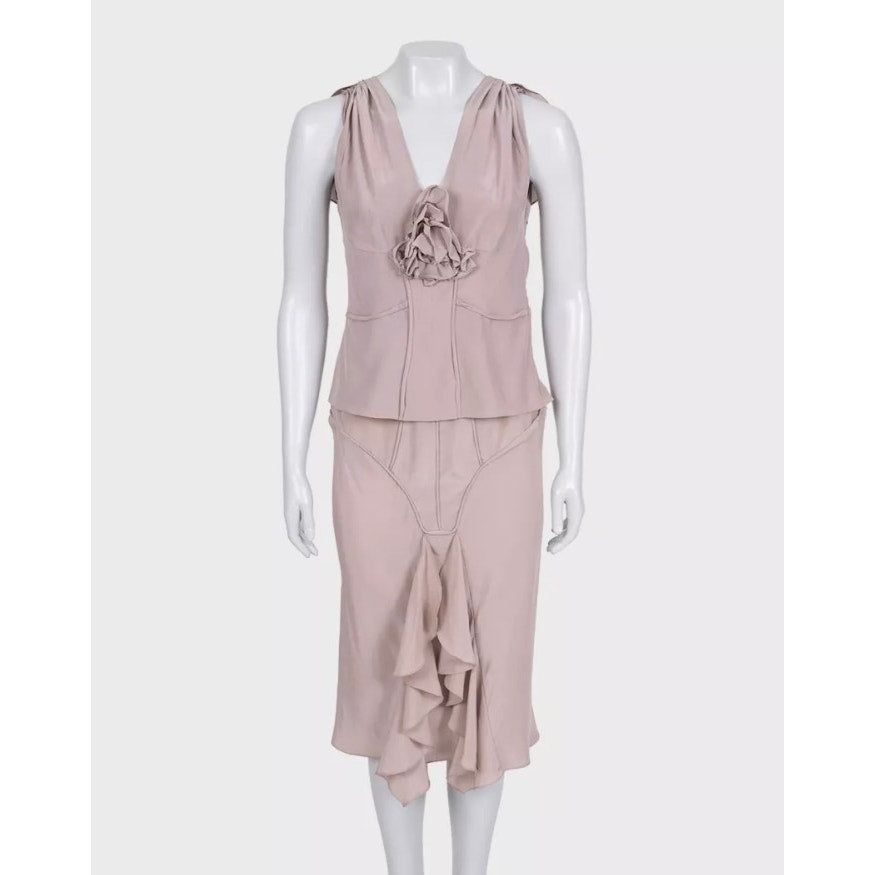 Yves Saint Laurent by Tom Ford Vintage Pink Suit Set S Pre-owned