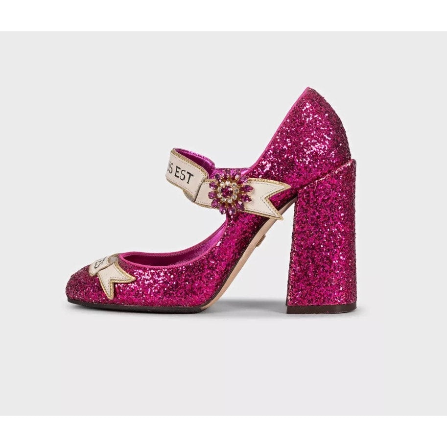 Dolce & Gabbana Pink Glitter Pumps - EU 36.5 Pre-owned