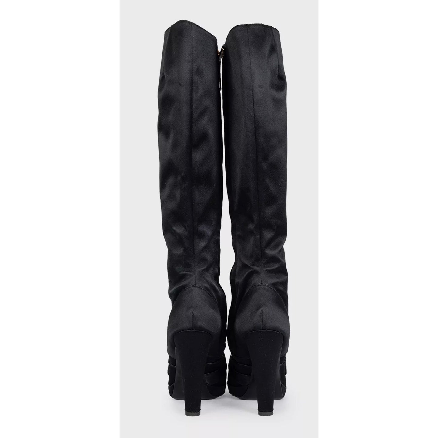 Gianfranco Ferré Black Textile Ankle Boots - EU 37 Pre-owned