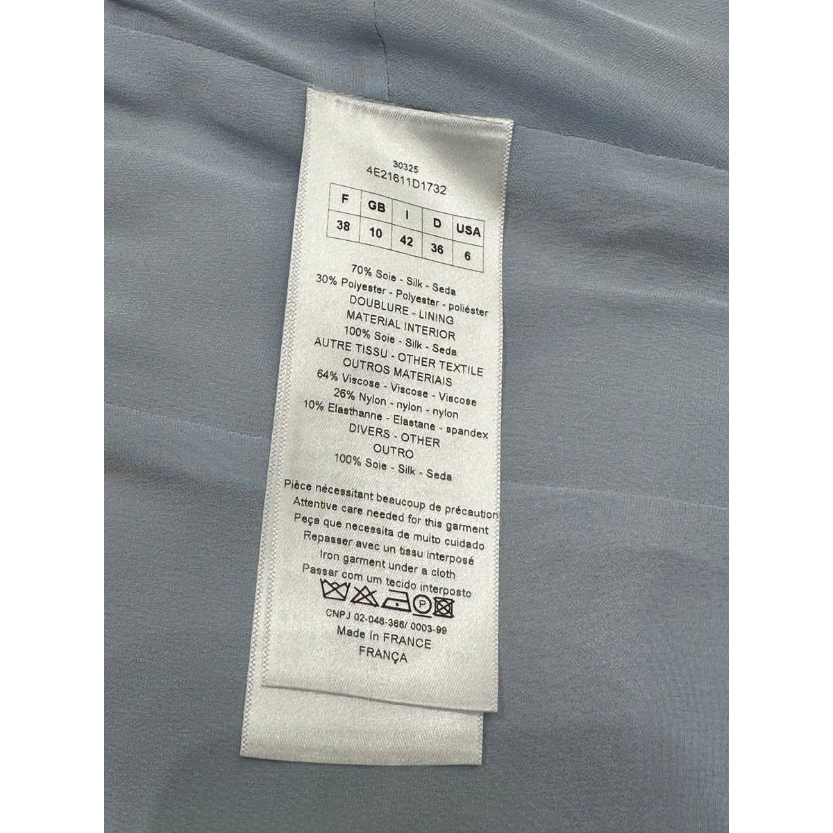Christian Dior Silk-Blend Cocktail Dress Sz.38 Pre-owned