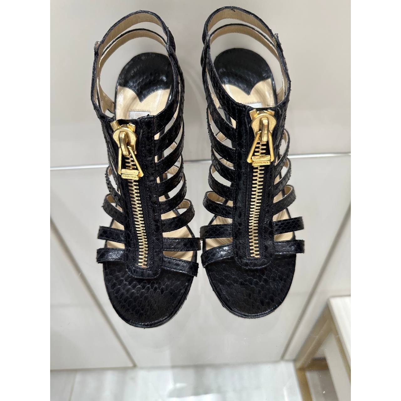 Jimmy Choo Strappy Sandals Sz.38.5 Pre-owned